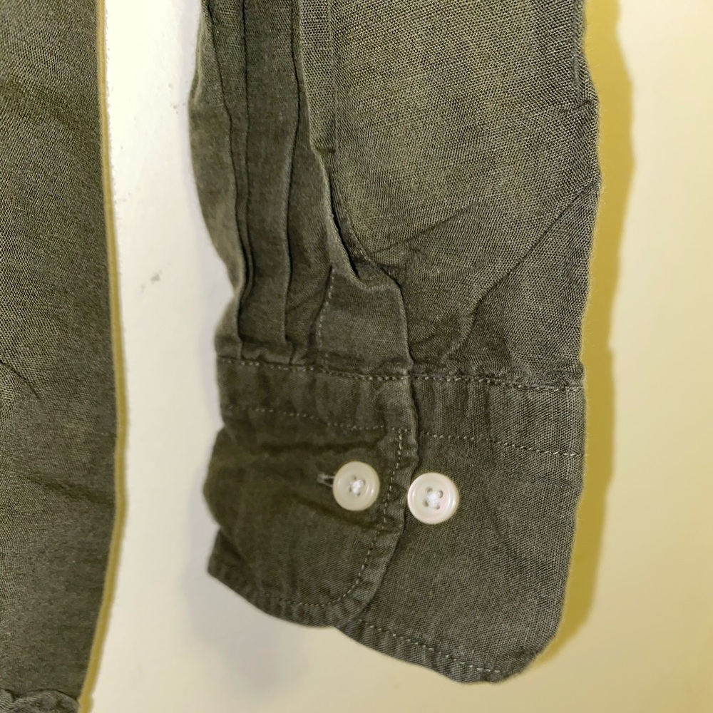 Military Style Button Down - Picture 3 of 4